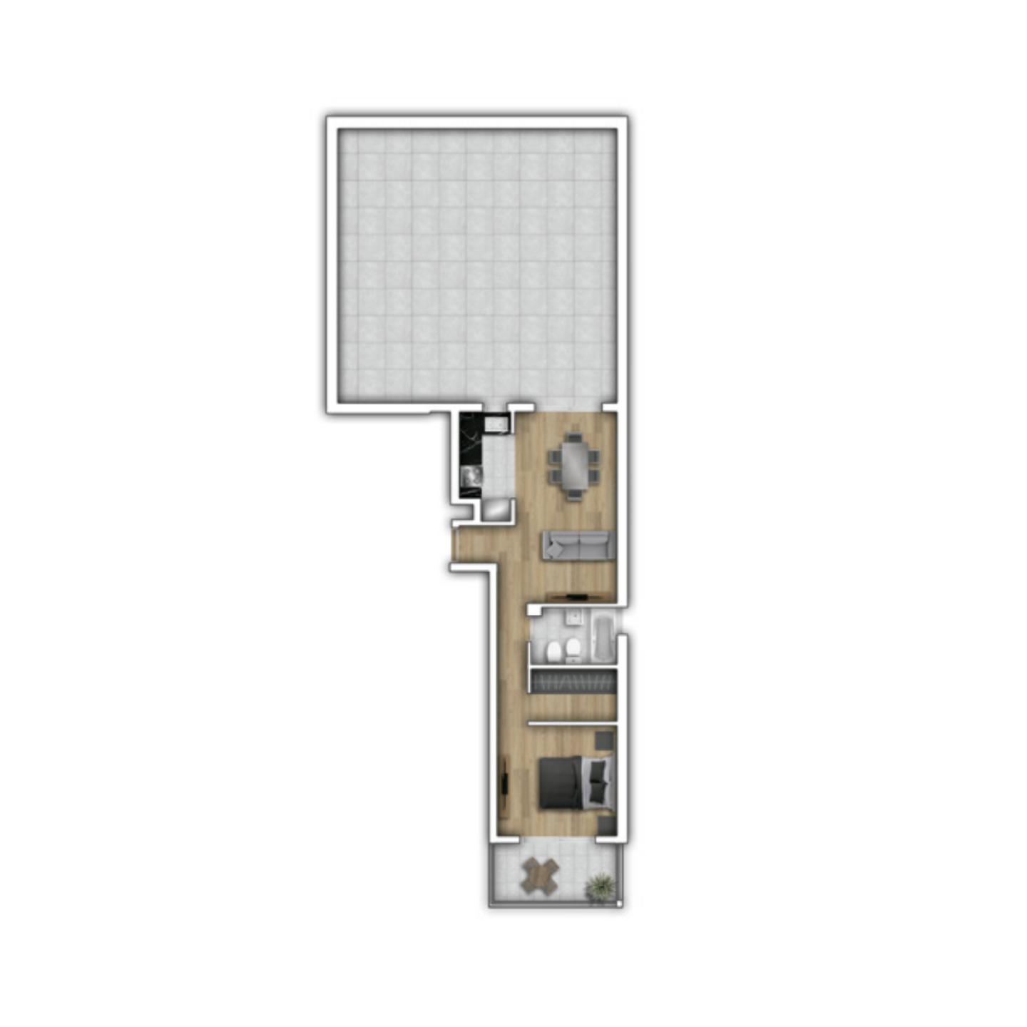 1 Dormitorio D Piso 1