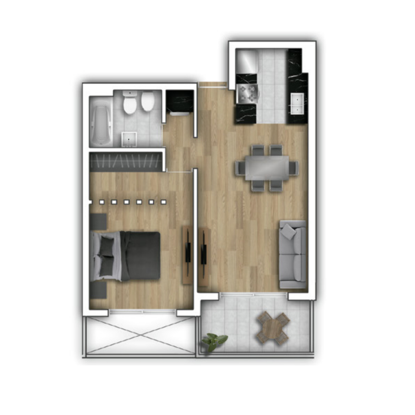 1 Dormitorio C del 1 al 5