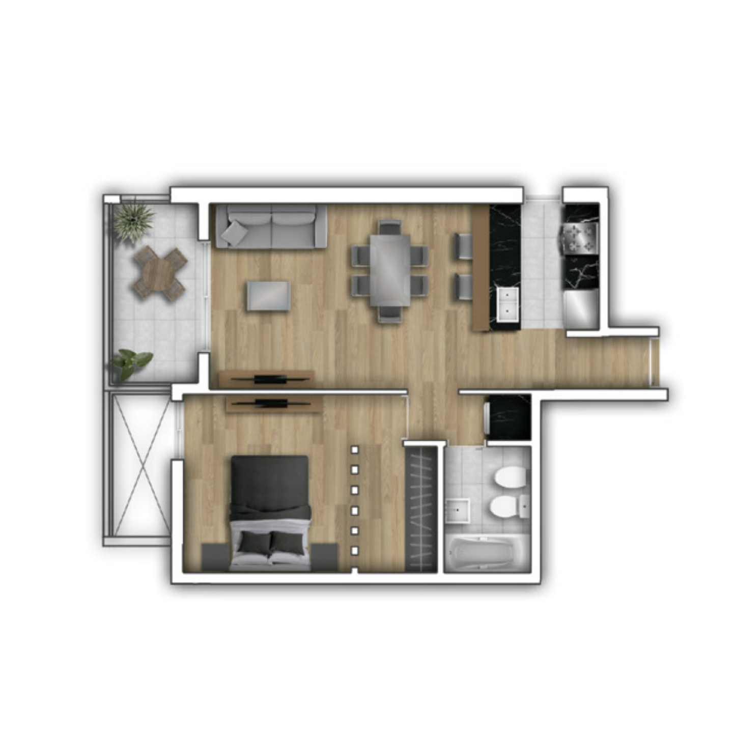 1 Dormitorio A del 1 al 5