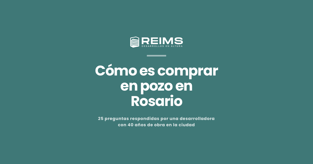 Cómo es comprar en pozo en Rosario: guía en 25 preguntas